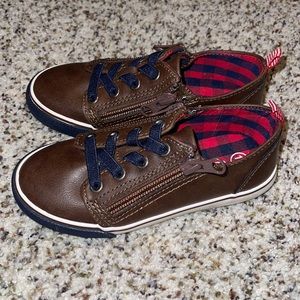 Cat & Jack Zip Shoes NWOT sz 10